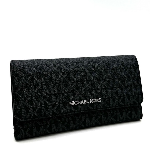 Michael Kors Large Trifold Wallet Black (NWT) - Picture 4 of 8